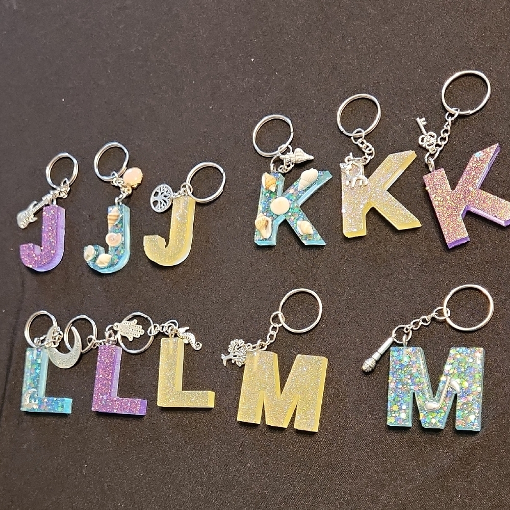 Colorful Alphabet Keychains for Kids
